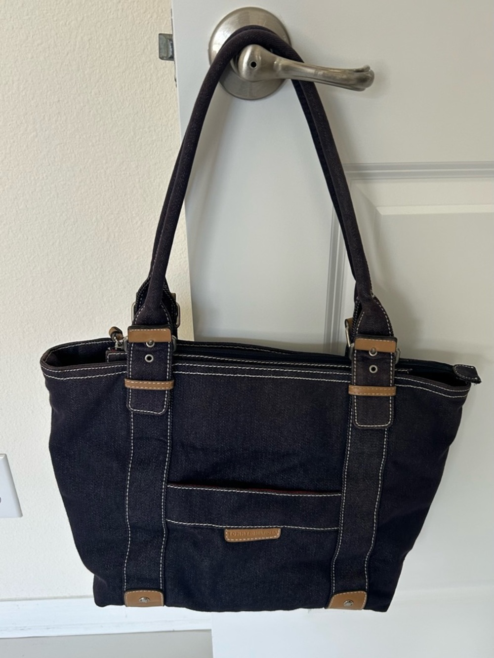 Women’s Tommy Hilfiger Navy Blue Denim Tote Bag